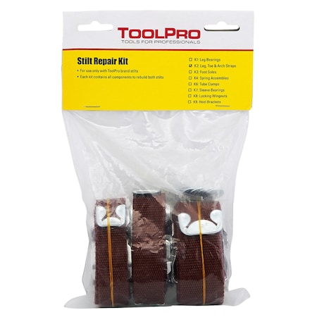 Toolpro K2 Stilt Kit  Straps TP02452